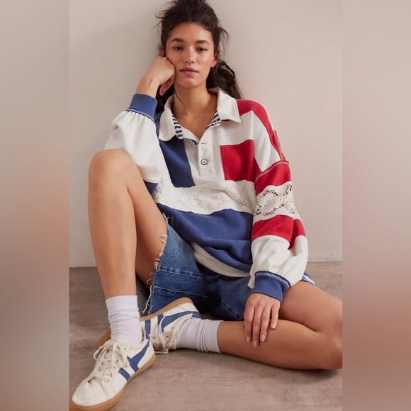 Free People We The Free American Dream Polo - Picture 4 of 10